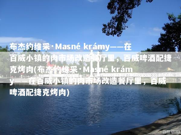 布杰约维采·Masné krámy——在百威小镇的肉市场改造餐厅里，百威啤酒配捷克烤肉(布杰约维采·Masné krámy——在百威小镇的肉市场改造餐厅里，百威啤酒配捷克烤肉)