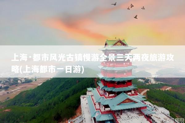 上海·都市风光古镇慢游全景三天两夜旅游攻略(上海都市一日游)